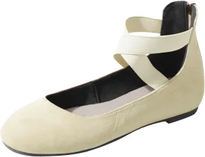 AMDBEL Ballet Flats with Arch Support Womens Pointy Toe Flat Shoes Suede Dress Shoes Wear to Work Slip On Moccasins, Shoes for Women Sandals Dressy, Ballet Flats Shoes for Women Comfortable