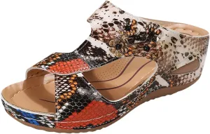 AMDBEL Summer Sandals For Women 2023 Trendy, Sandals For Women 2023 Orthopedic, Orthopedic Sandals for Women, Womens Sandals Comfortable Hollow Out Slip On Platform Wedge Sandals Walking Shoes