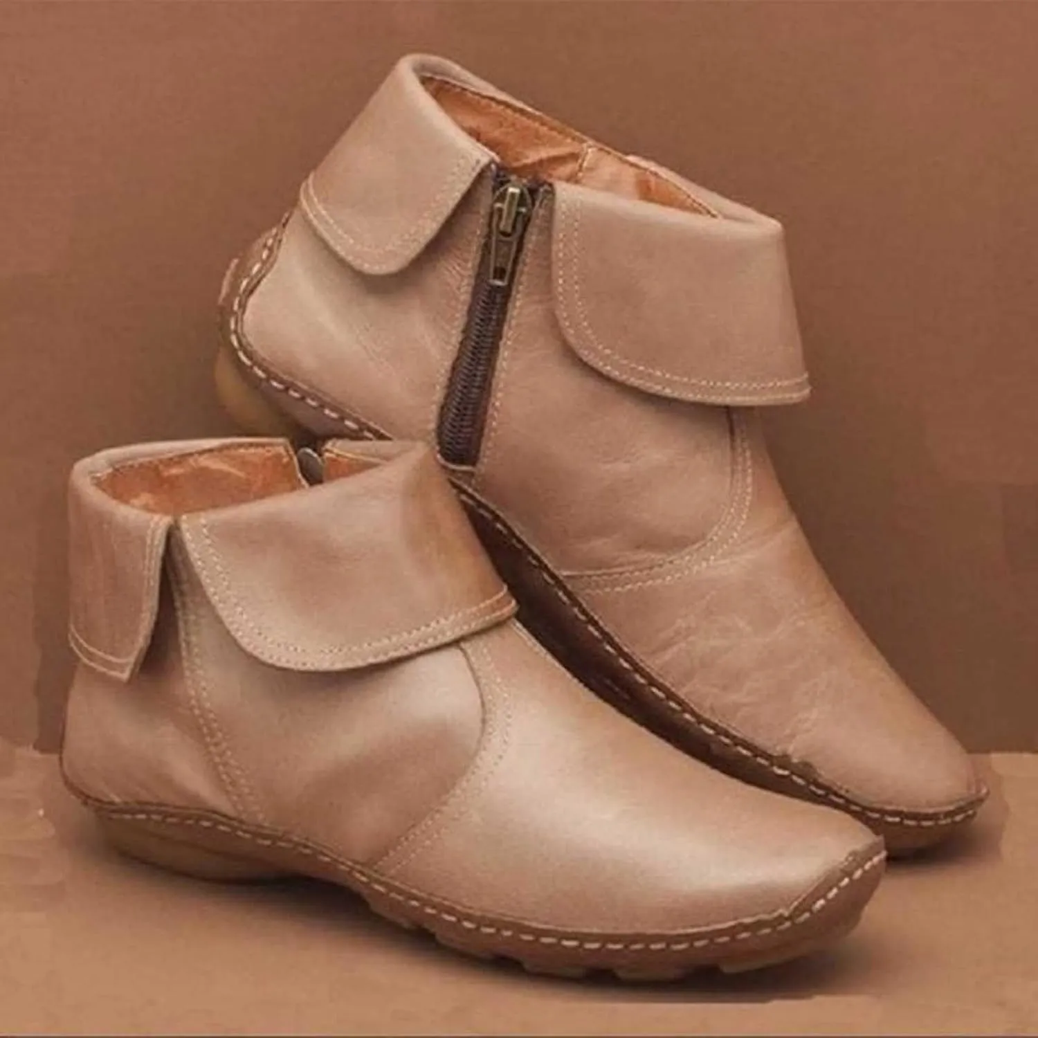 Ankle Boots Women Comfy Boots for Women Ankle Booties Leather Lady's Boots Vintage Leather Ankle Boots Womens Business Casual Shoes Women Ankle Boots Black Suede Ankle Boots for Women