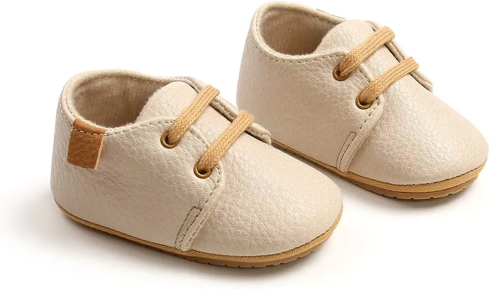 Baby Boys Girls Booties Fleece Anti-Slip Soft Sole Boots Toddler First Walker Warm Shoes