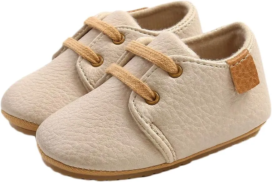 Baby Boys Girls Booties Fleece Anti-Slip Soft Sole Boots Toddler First Walker Warm Shoes