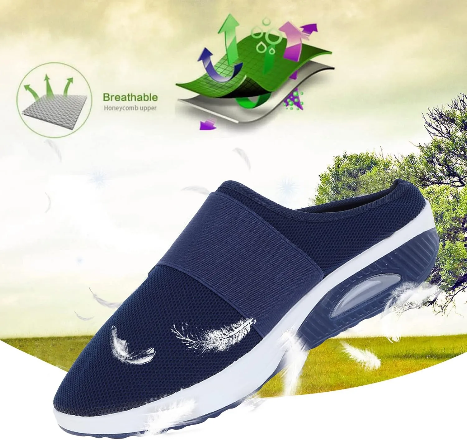 Black Workout Sneakers for Women Walking Shoes Women Wide Width Size 11 Womens Shoes Casual Slip Ons Wide Width Women's Sneakers with Arch Support Wide 7.5 Wide Womens Sneakers Black
