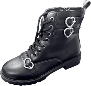 Boots for Women Ankle Booties Low Heel Leather Lace Up Short Boots Waterproof Slip on Comfortable Fall Winter Boots Black Zipper Retro Ladies Booties Women Shoes