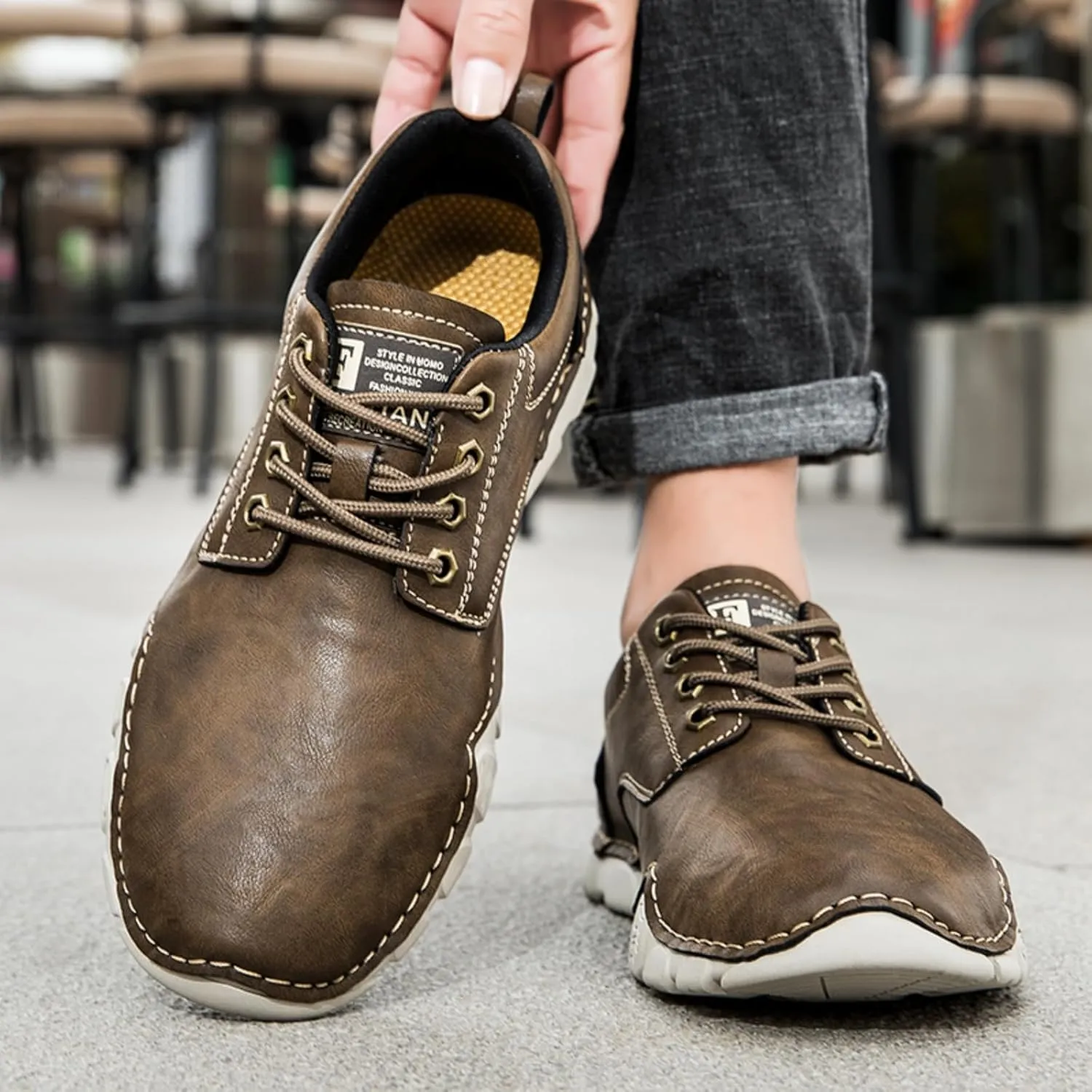 Driving Shoes for Men Beck Mens Casual Slip Ons Mens Fashion Comfort Chukka Dress Walking