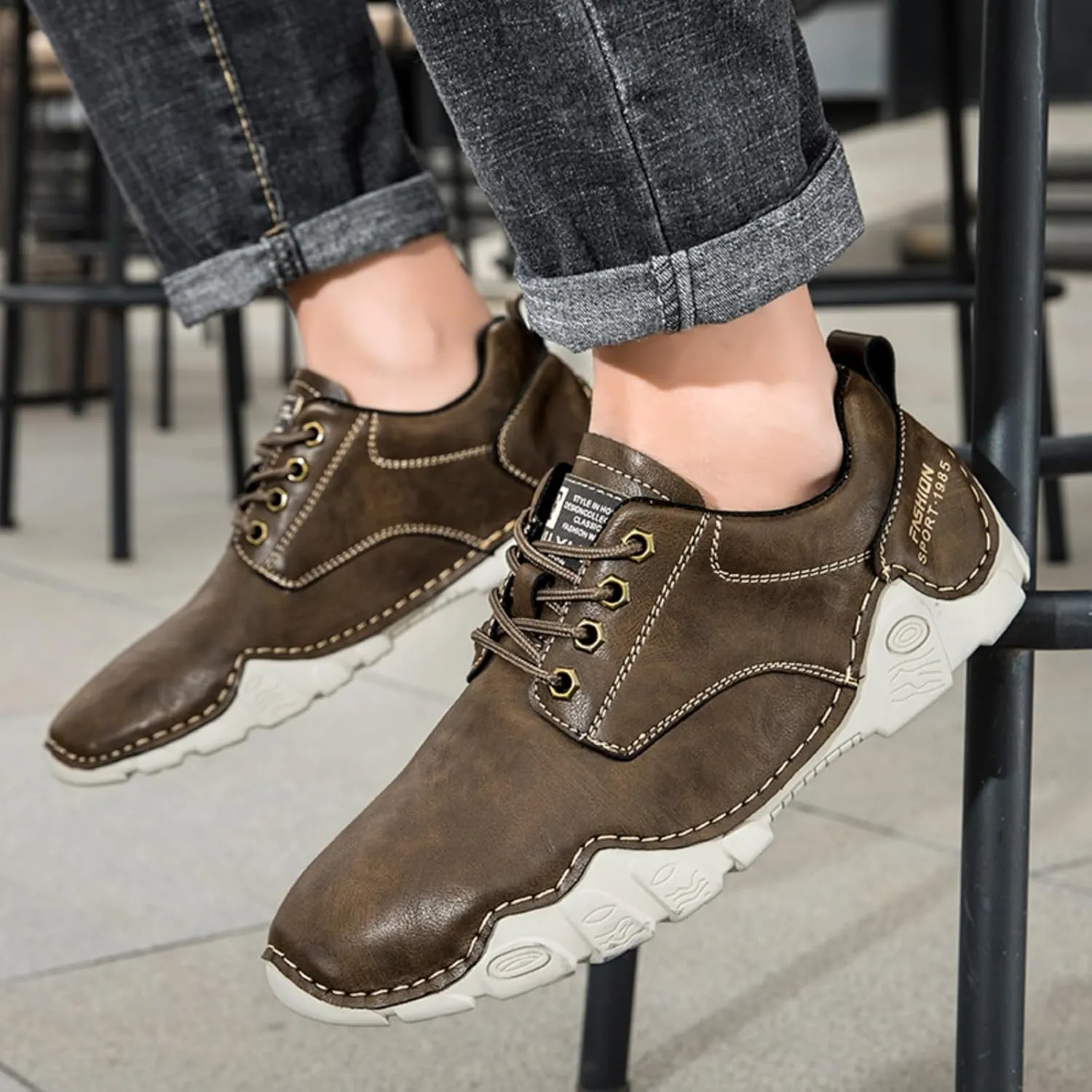 Driving Shoes for Men Beck Mens Casual Slip Ons Mens Fashion Comfort Chukka Dress Walking