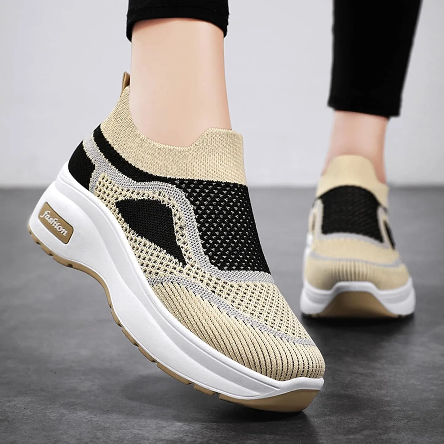 Fall Platform Sneakers for Women 2023 Women Orthopedic Sneakers Walking Shoes Women's Running Shoes Size 7 Womens Slip On Sneakers Size 7 Ankle Tenis Antideslizantes para Mujer De Cocina