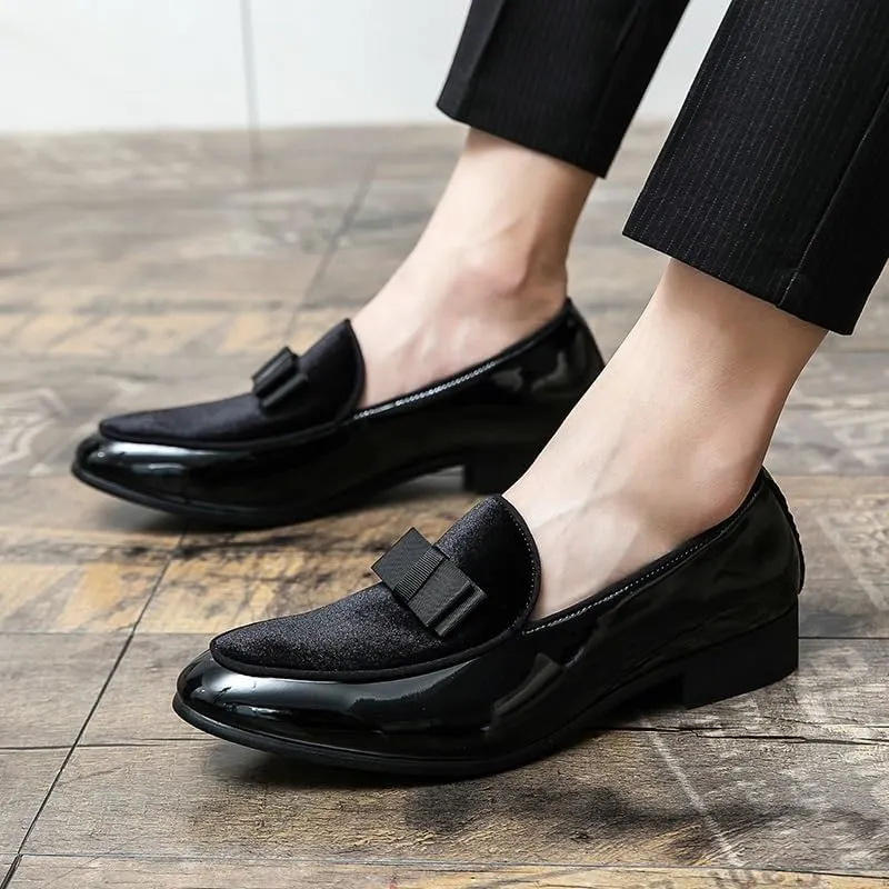 Flat Loafer for Men Leather Slip-on Business Dress Shoes Driving Moccasins Casual Boat Soft Shoes