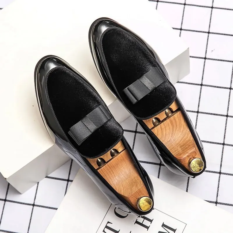 Flat Loafer for Men Leather Slip-on Business Dress Shoes Driving Moccasins Casual Boat Soft Shoes