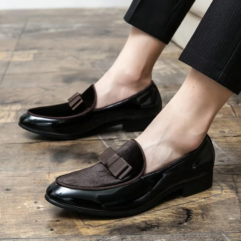 Flat Loafer for Men Leather Slip-on Business Dress Shoes Driving Moccasins Casual Boat Soft Shoes