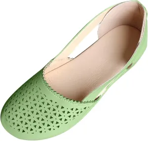 Flats Sandals for Women Comfortable Closed Toe Orthopedic Casual Hollow Out Platform Loafers Orthotic Walking Sandal Ladies Slip On Round Toe Dress Shoes