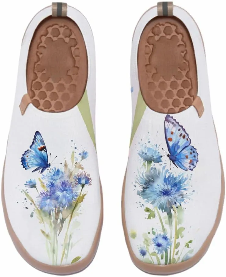 Flats Shoes for Men Art Painted Slip Ons Loafers Lightweight Walking Travel Sneakers