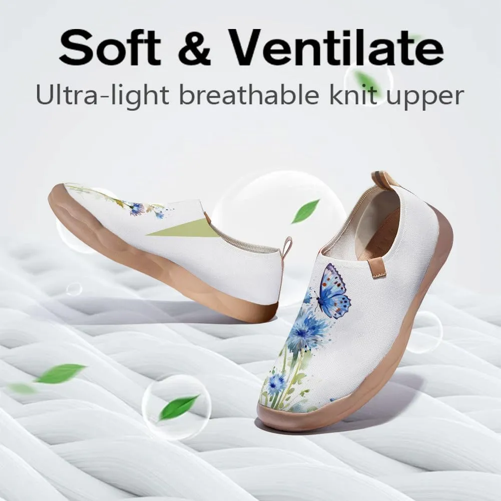 Flats Shoes for Men Art Painted Slip Ons Loafers Lightweight Walking Travel Sneakers