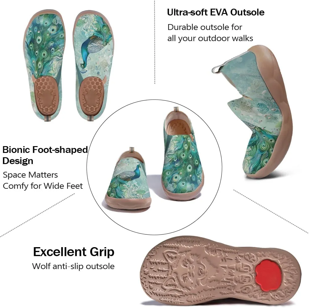 Flats Shoes for Men Art Painted Slip Ons Loafers Lightweight Walking Travel Sneakers