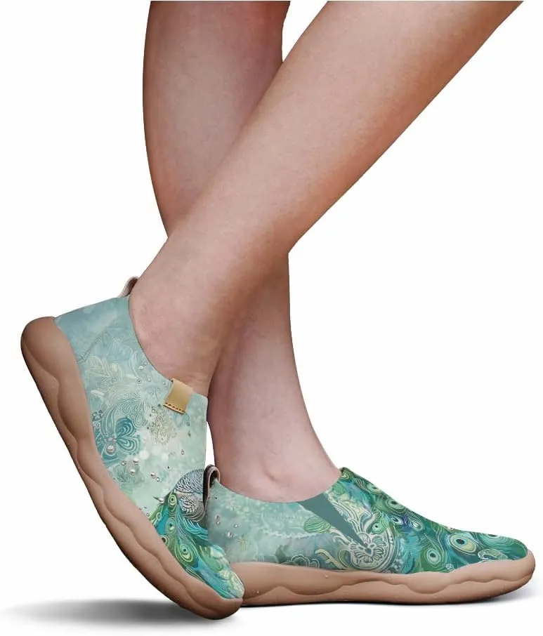Flats Shoes for Men Art Painted Slip Ons Loafers Lightweight Walking Travel Sneakers
