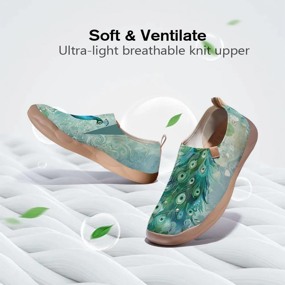 Flats Shoes for Men Art Painted Slip Ons Loafers Lightweight Walking Travel Sneakers