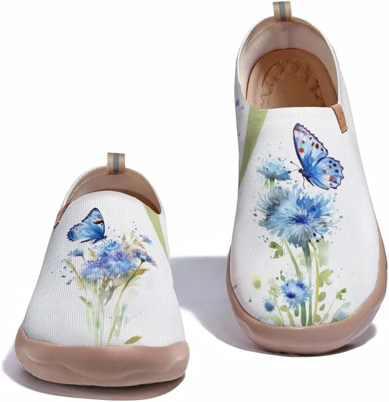 Flats Shoes for Men Art Painted Slip Ons Loafers Lightweight Walking Travel Sneakers