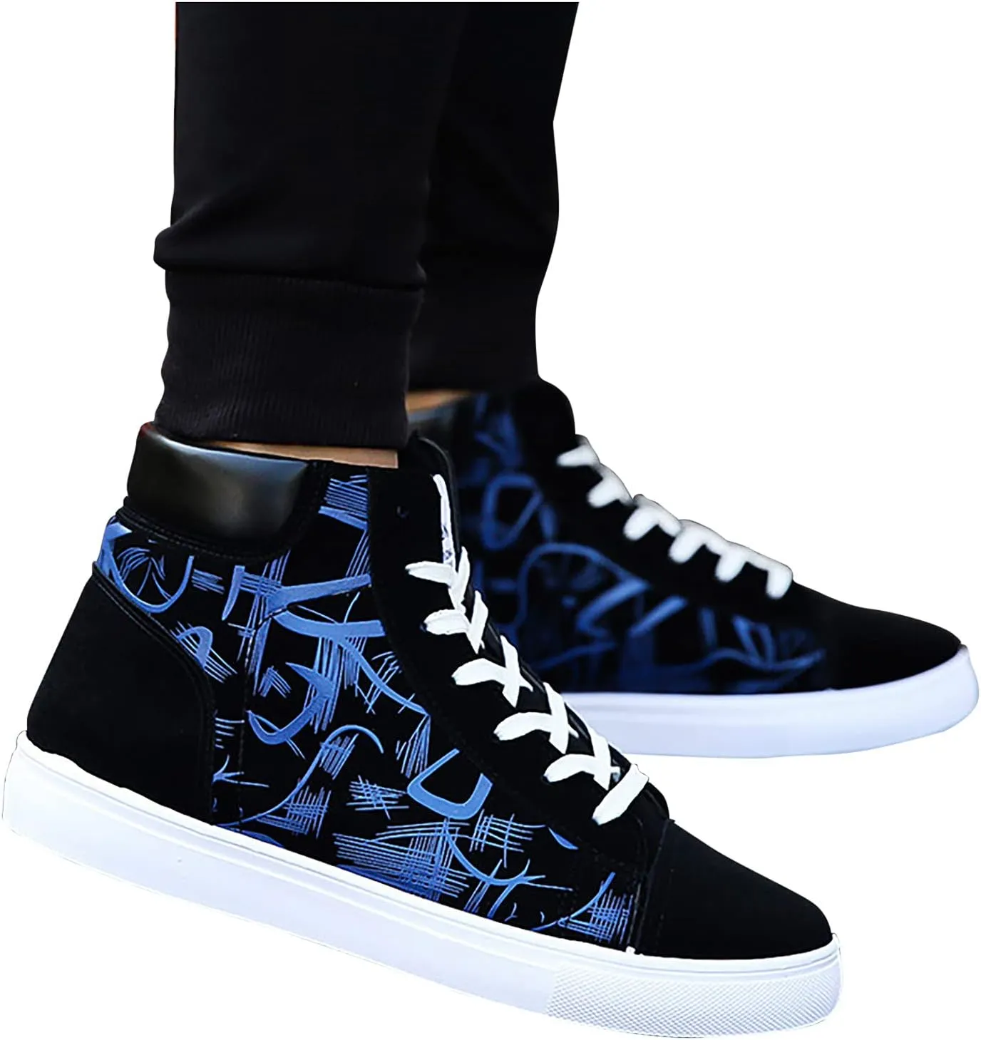 IWIHMIV Non Slip Shoes Mens Running Shoes Lightweight Breathable Running Shoes Comfortable Athletic Shoes for Men