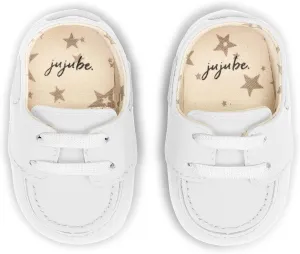 JuJuBe Boat Shoes for Babies & Infants - Machine Washable Vegan Leather Nautical Slip-Ons