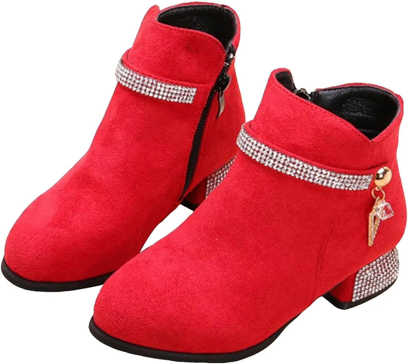 Kids Ankle Boots Kids Little Big Girls Boots Lace-Up/Zipper Outdoor Ankle Shoes Ankle Boots Toddler Winter boots