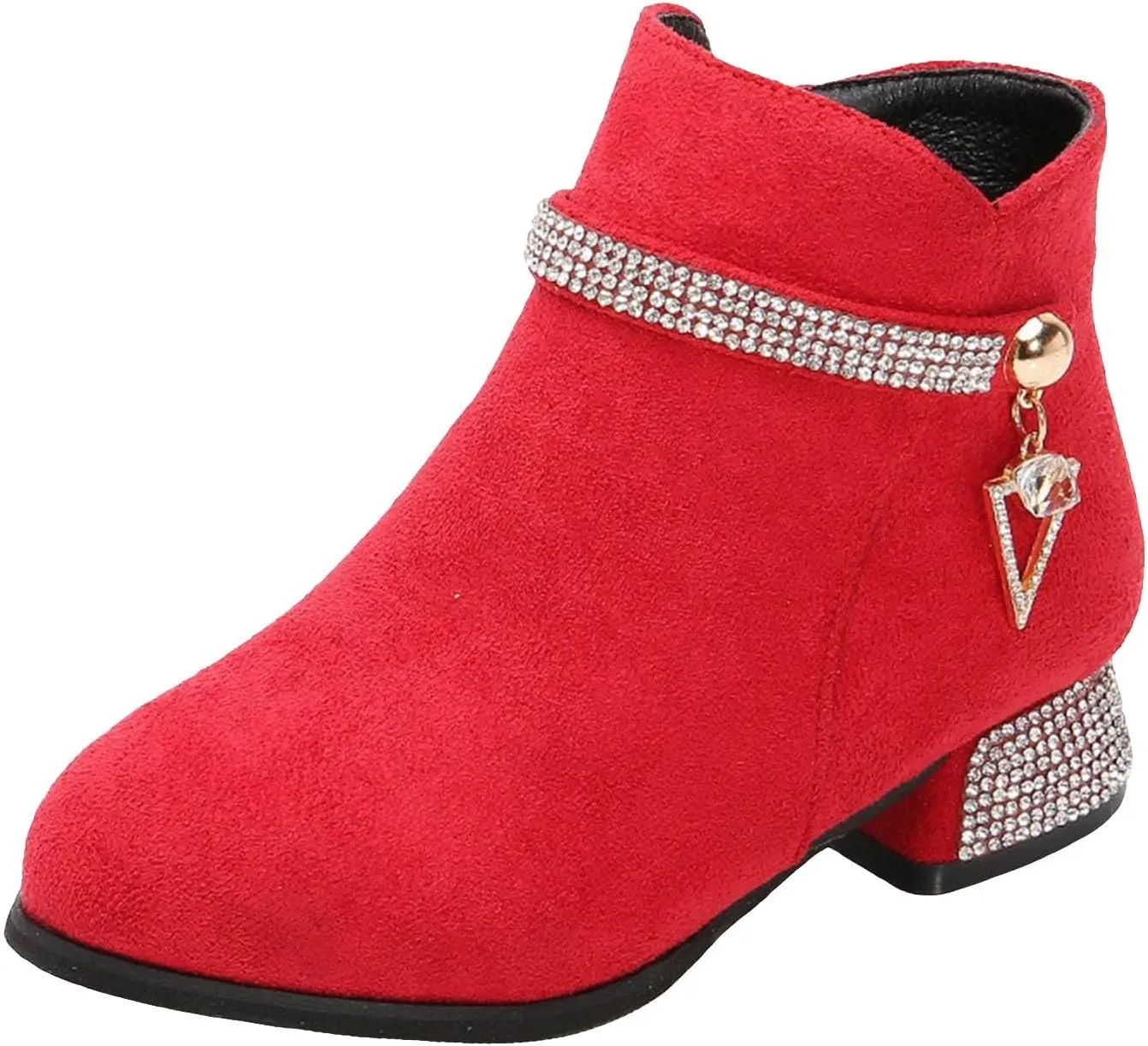 Kids Ankle Boots Kids Little Big Girls Boots Lace-Up/Zipper Outdoor Ankle Shoes Ankle Boots Toddler Winter boots