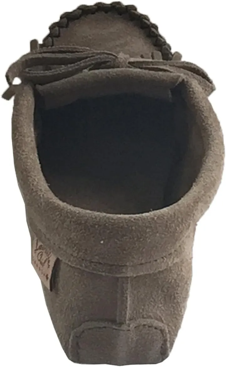 Laurentian Chief Women's Fringed Suede Moccasins