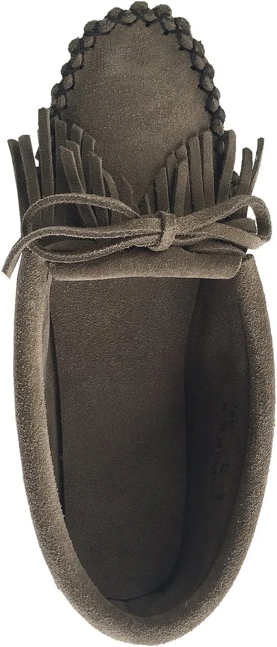 Laurentian Chief Women's Fringed Suede Moccasins