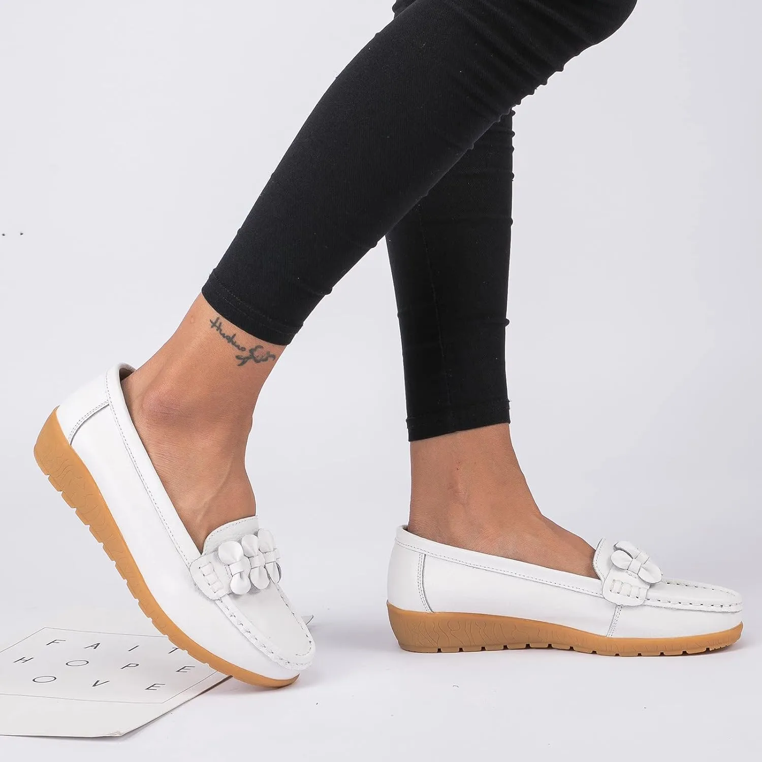 Loafers for Women Comfort Slip On Loafers 2025 Orthopedic Loafers Arch Support Dress Shoes Casual Walking Shoes