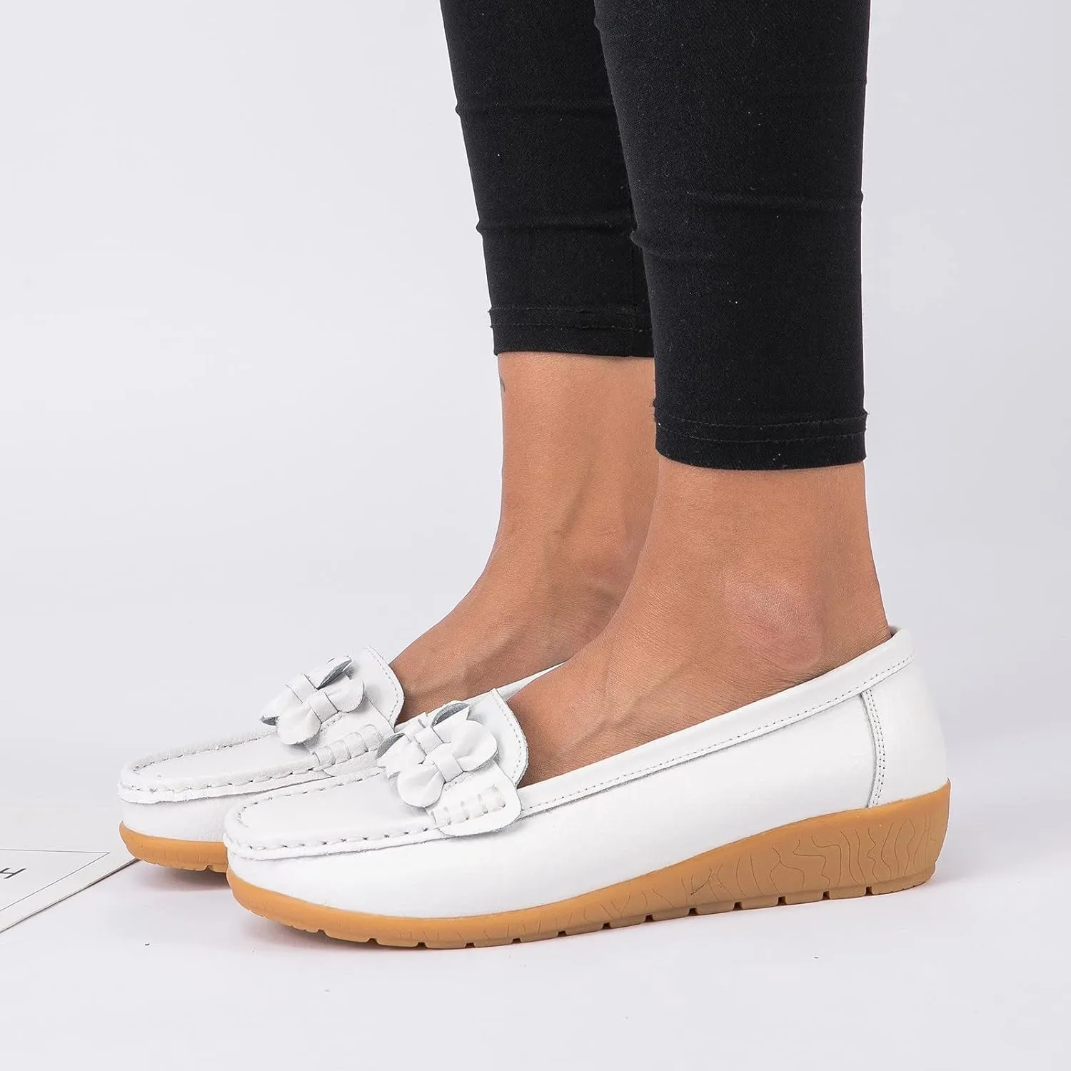 Loafers for Women Comfort Slip On Loafers 2025 Orthopedic Loafers Arch Support Dress Shoes Casual Walking Shoes