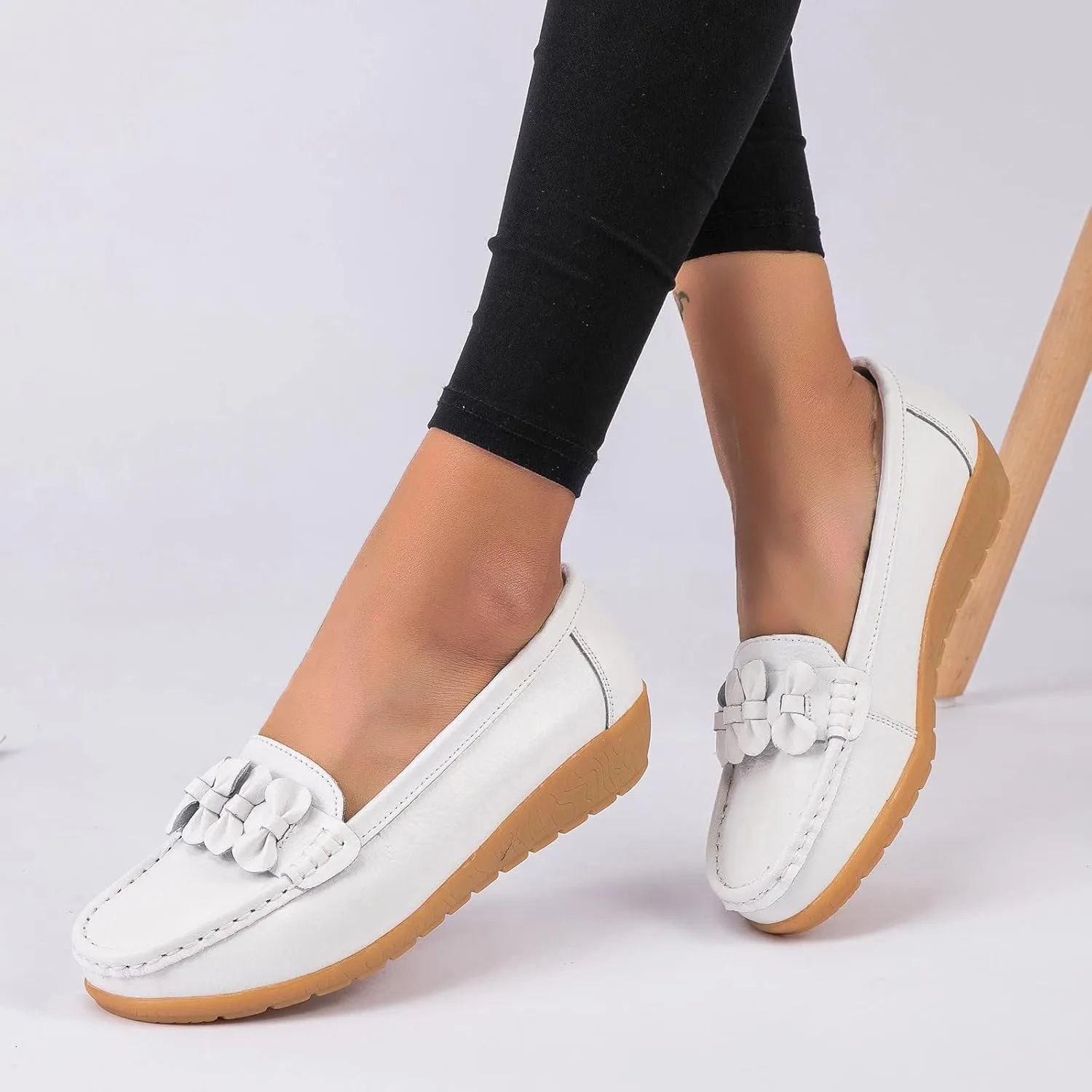 Loafers for Women Comfort Slip On Loafers 2025 Orthopedic Loafers Arch Support Dress Shoes Casual Walking Shoes