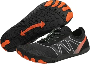 Men Barefoot Water Shoes, Beach Aqua Socks Quick Dry for Outdoor Sport Hiking, Non Slip Healthy Breathable Trail Running Footwear, Wide Toe Zero Drop Slip On Swim Pool, Beach, Surf