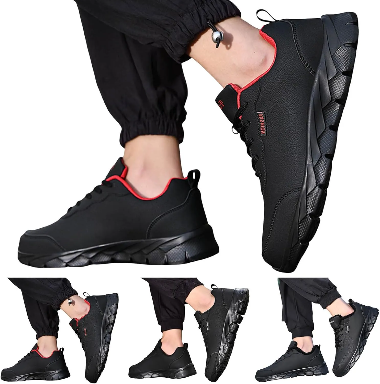 Men Casual Shoes Sport Fashionable New Pattern Simple Solid Color Warm and Comfortable Shoes in Canvas Mens Casual