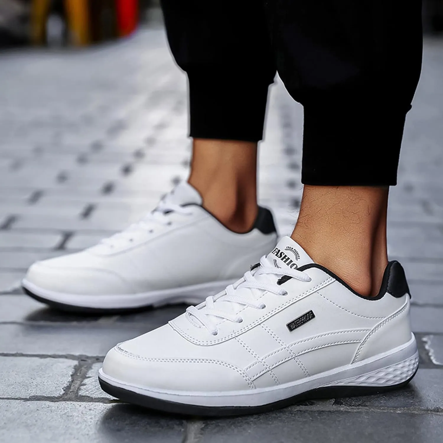 Men's Arch Support Insole Shoes Lightweight Breathable Walking Shoe Gym Tennis Outdoor Non Slip Jogging Sneakers