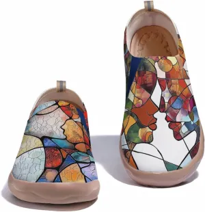 Men's Art Painted Slip Ons Loafers Comfortable Flats Sneakers Travel Casual Walking Shoes