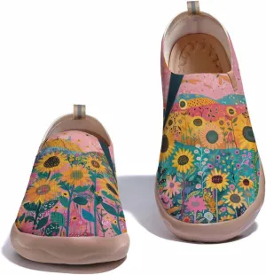 Men's Art Painted Slip Ons Loafers Comfortable Flats Sneakers Travel Casual Walking Shoes