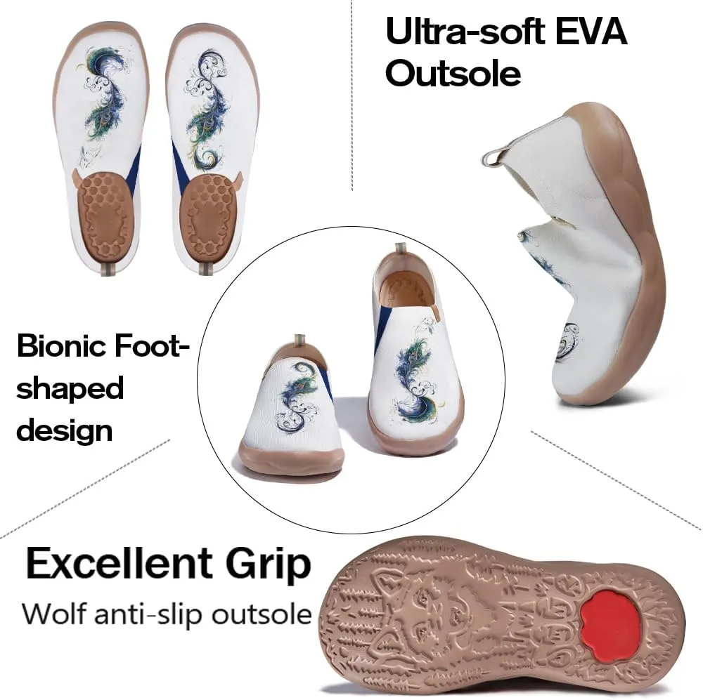 Men's Art Painted Slip Ons Loafers Comfortable Flats Sneakers Travel Casual Walking Shoes