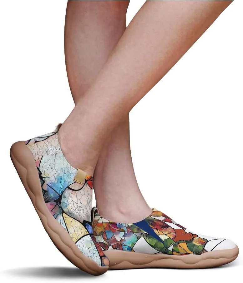 Men's Art Painted Slip Ons Loafers Comfortable Flats Sneakers Travel Casual Walking Shoes