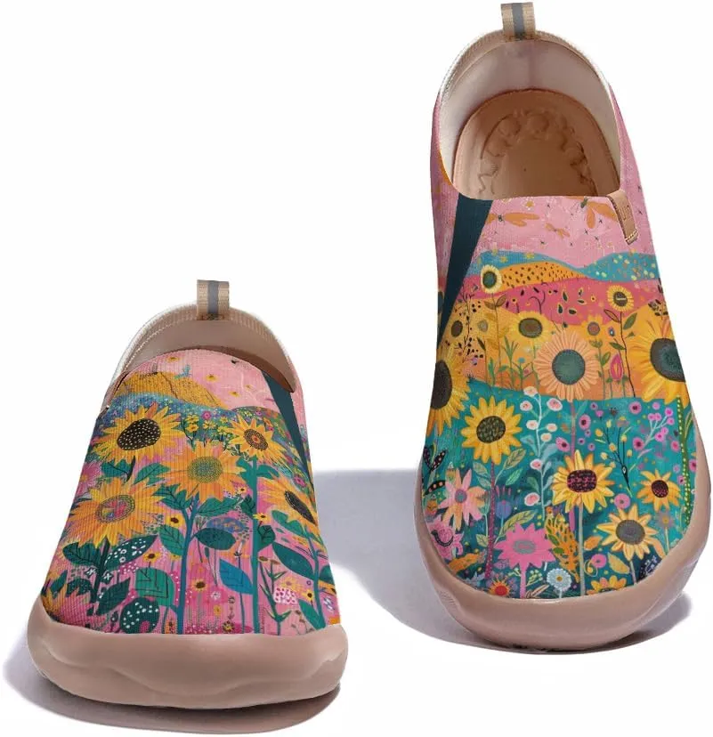 Men's Art Painted Slip Ons Loafers Comfortable Flats Sneakers Travel Casual Walking Shoes