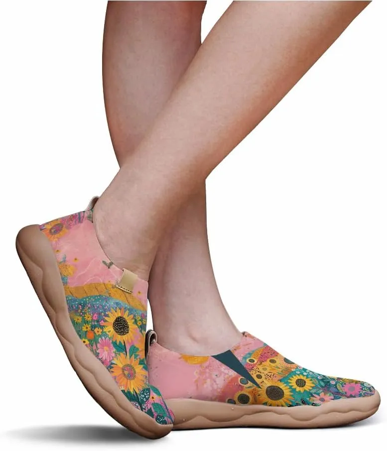 Men's Art Painted Slip Ons Loafers Comfortable Flats Sneakers Travel Casual Walking Shoes