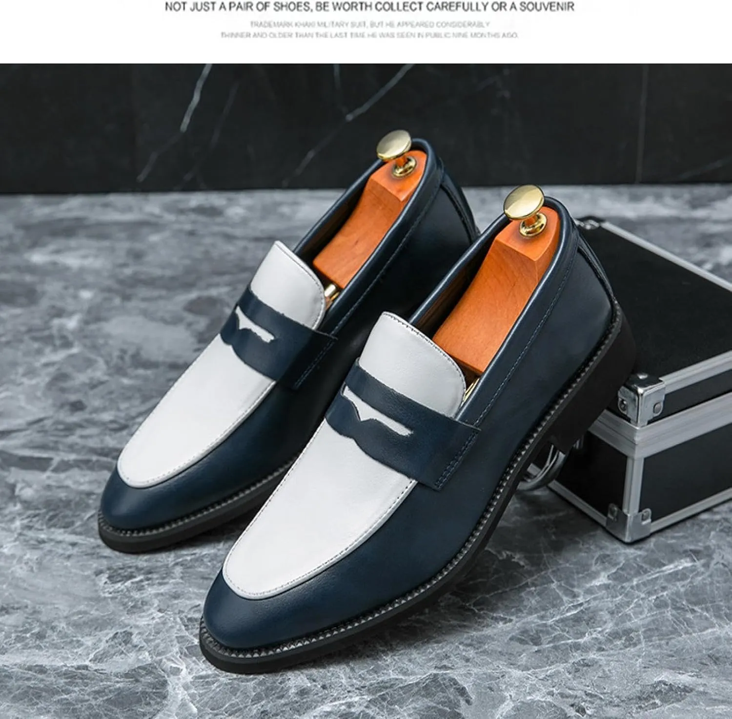 Men's Casual Shoes Dress Shoes for Men Penny Loafers for Men Gentleman