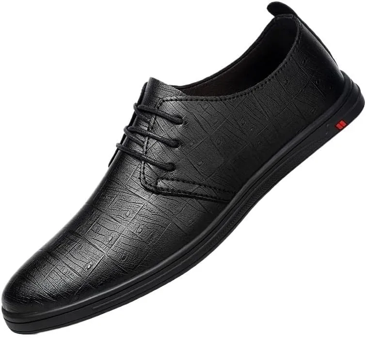 Men's Classic Lace-Up Oxford Shoes Modern Wedding Office Dress Shoes Patent Leather Formal Business Tuxedo Shoes for Men