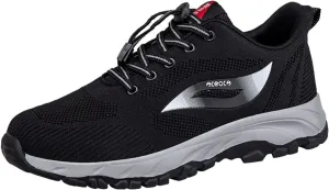 Men's Fashion Versatile Walking Shoes Comfortable Breathable Stretch Canvas Slip on Sneaker Memory Foam Sneaker