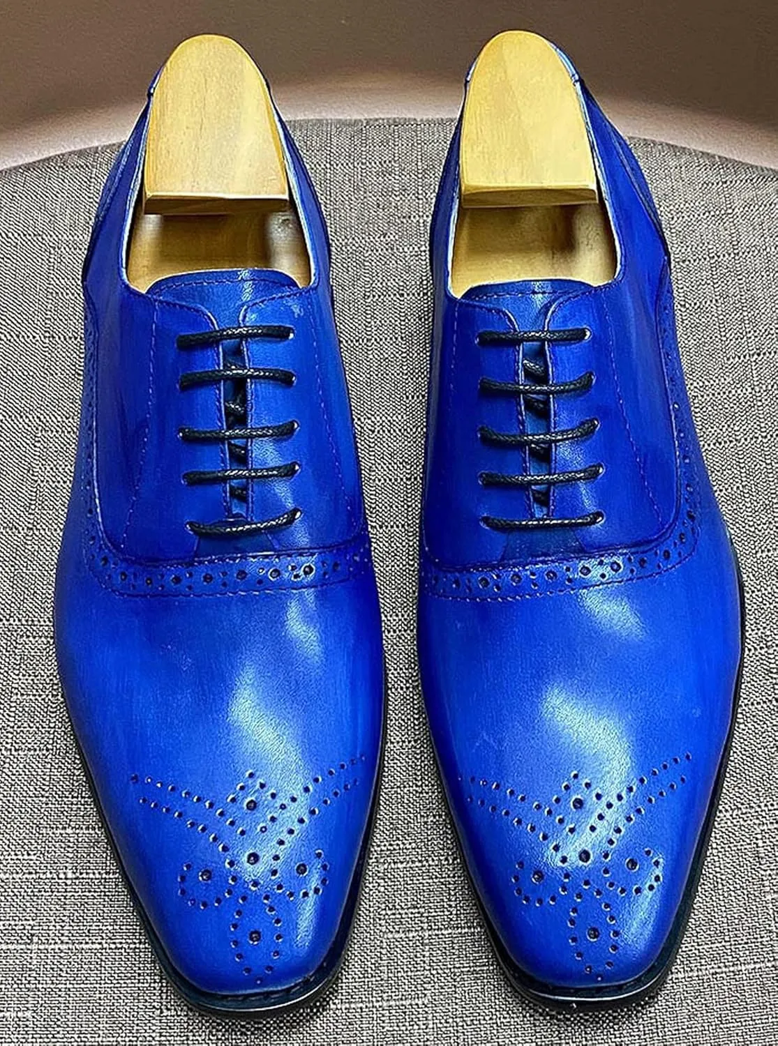 Mens Oxfords Formal Dress Suit Shoes Genuine Leather Prom Derby Shoes Fashion Luxury Wedding Business Casual Comfortable Tuexdo Shoes for Men