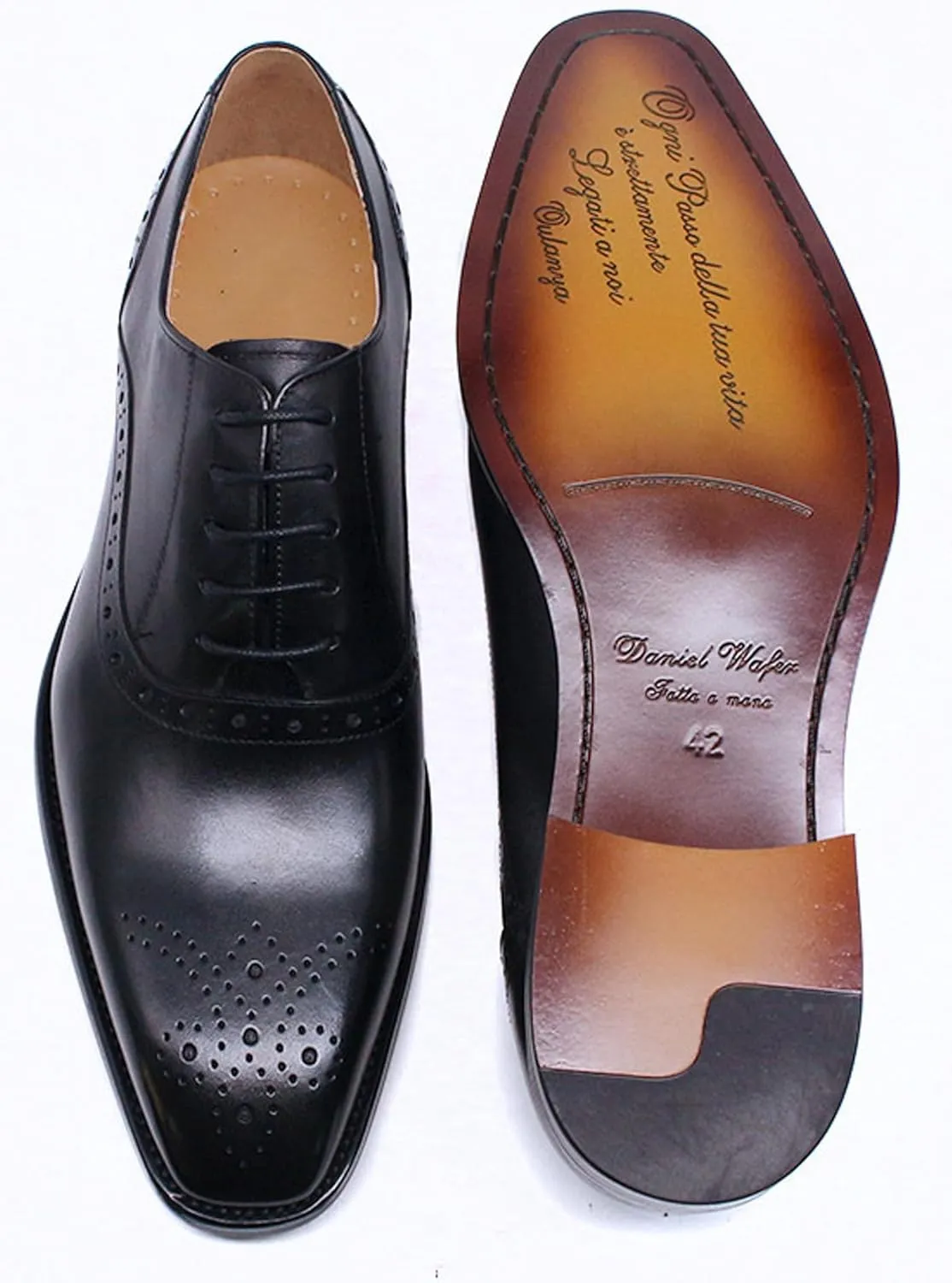 Mens Oxfords Formal Dress Suit Shoes Genuine Leather Prom Derby Shoes Fashion Luxury Wedding Business Casual Comfortable Tuexdo Shoes for Men