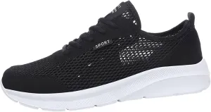 Mens Running Shoes Slip-on Walking Tennis Sneakers Lightweight Breathable Casual Soft Sole Mesh Workout Sports Shoes
