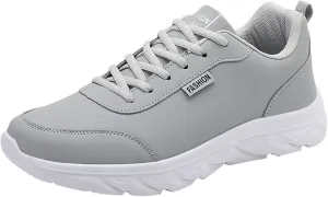 Mens Shoes Large Size Casual Leather Laace Up Solid Color Casual Fashion Simple Shoes Running Men's Sneaker
