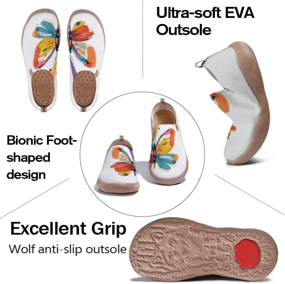 Men's Slip Ons Casual Loafers Lightweight Flats Sneakers Art Painted Travel Walking Shoes