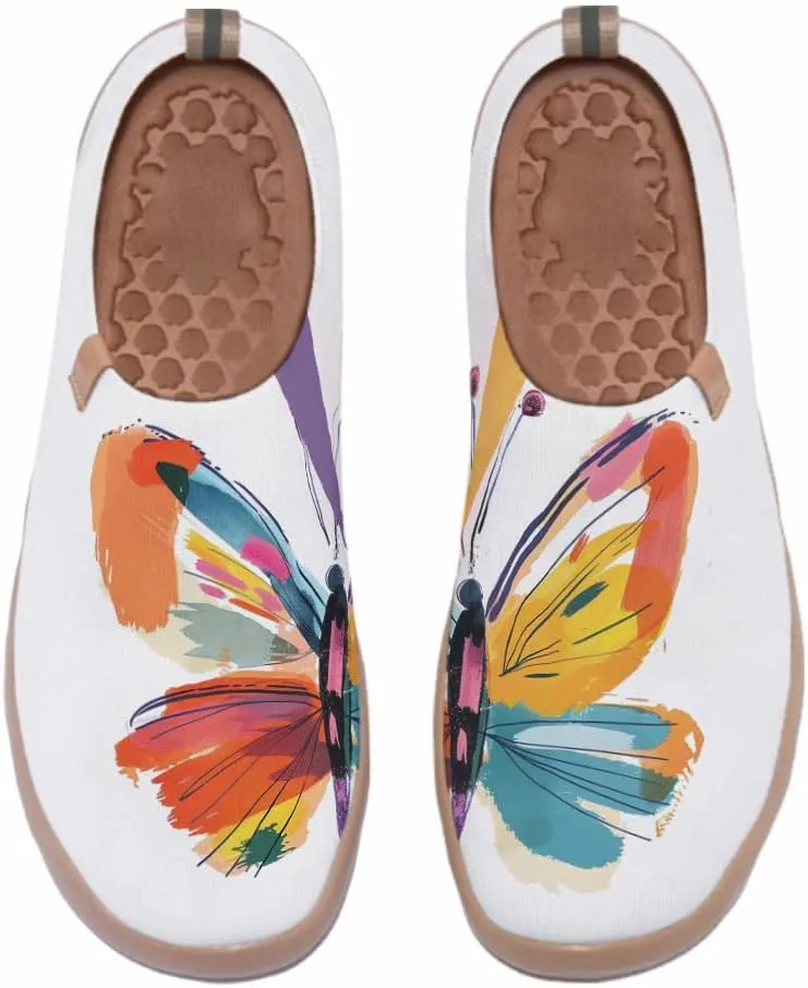 Men's Slip Ons Casual Loafers Lightweight Flats Sneakers Art Painted Travel Walking Shoes