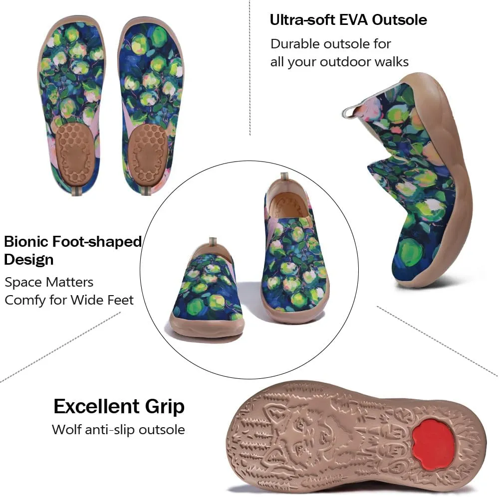 Men's Slip Ons Lightweight Flats Sneakers Walking Casual Loafers Art Painted Travel Shoes