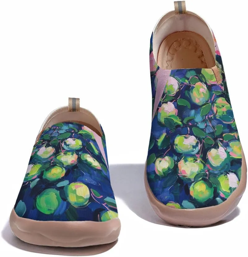 Men's Slip Ons Lightweight Flats Sneakers Walking Casual Loafers Art Painted Travel Shoes