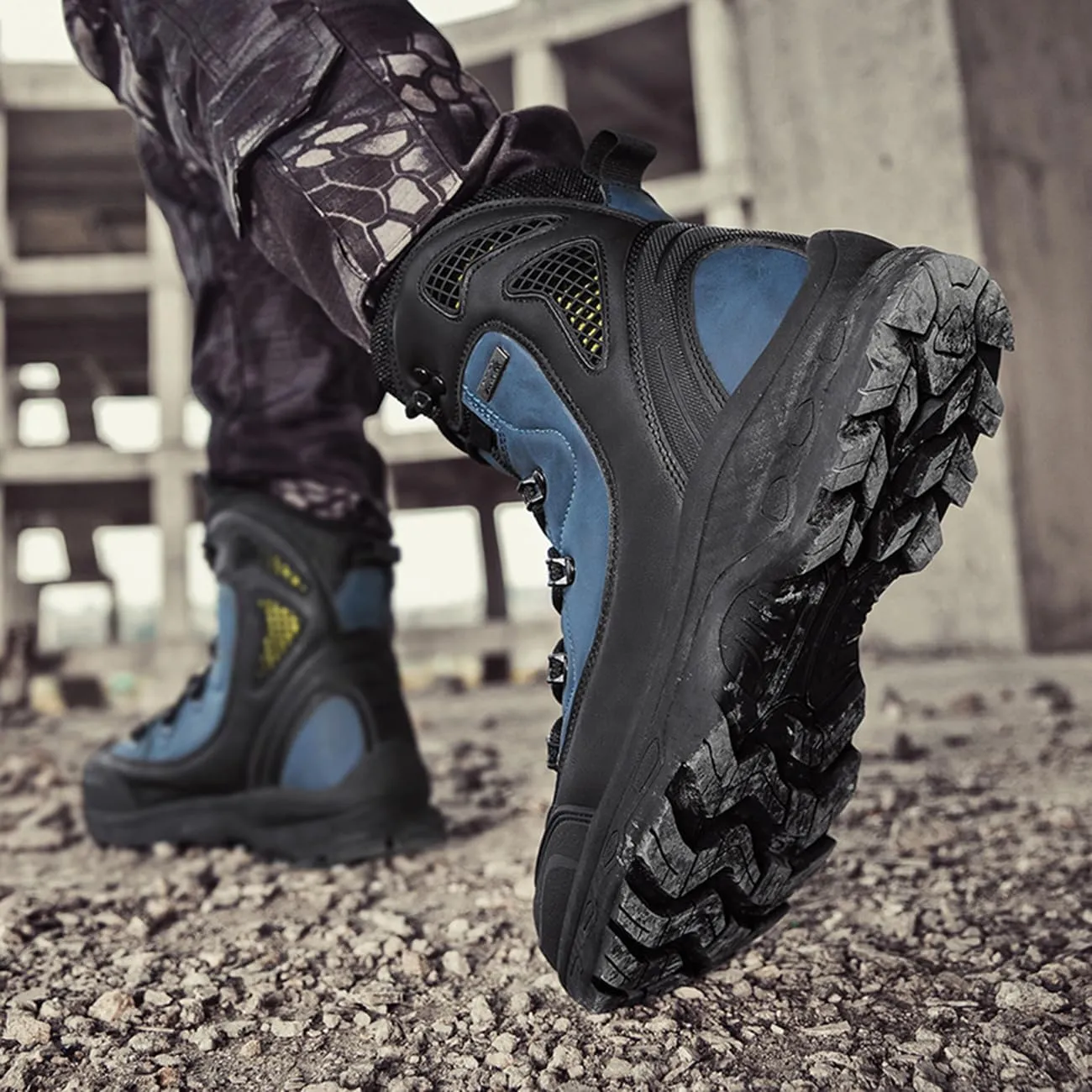 Men's Tactical Hiking Boots Lightweight Breathable Combat Boots Outdoor Jungle Work Boots